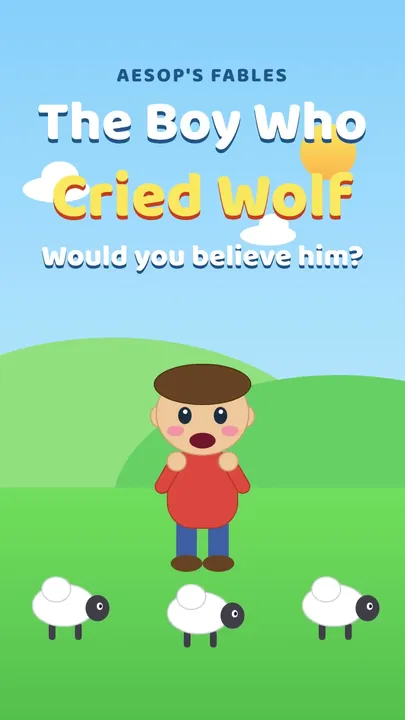 The Boy Who Cried Wolf, an animated reel about honesty