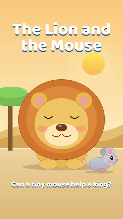 The Lion and the Mouse, an animated reel about kindness