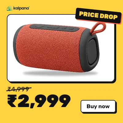 Speaker price-drop post, 2,999 rupees